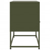 Szafka pod telewizor, oliwkowa, 68x39x60,5 cm, stalowa