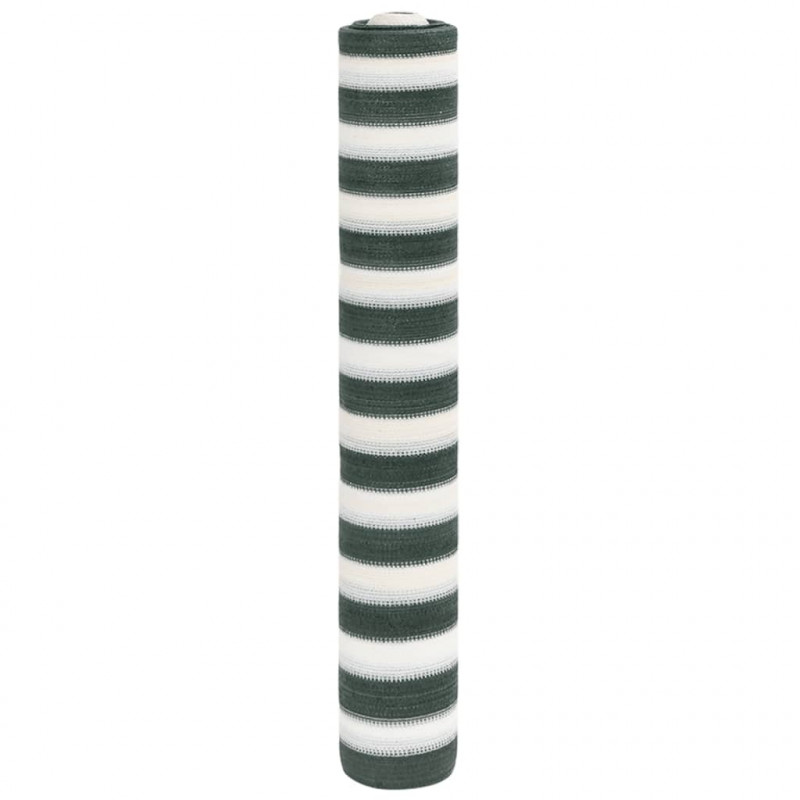 Siatka cieniująca, zielono-biała, 1,8x10 m, HDPE, 75 g/m²