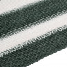 Siatka cieniująca, zielono-biała, 2x50 m, HDPE, 75 g/m²