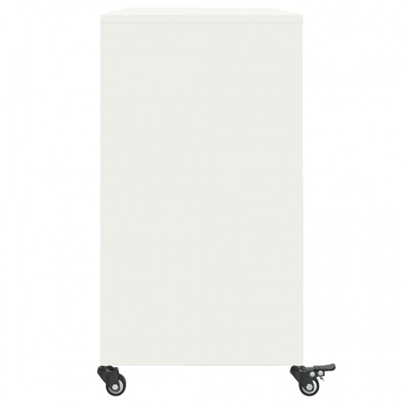 Szafka, biała, 100,5x39x72 cm, stal