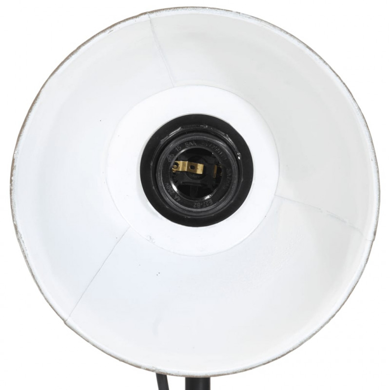 Lampa stołowa, 25 W, postarzany niebieski, 17x17x50 cm, E27