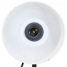 Lampa stołowa, 25 W, biała, 17x17x50 cm, E27
