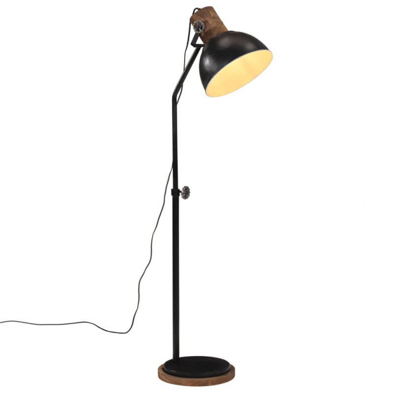 Lampa stojąca, 25 W, czarna, 30x30x100-150 cm, E27