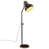 Lampa stojąca, 25 W, czarna, 30x30x100-150 cm, E27