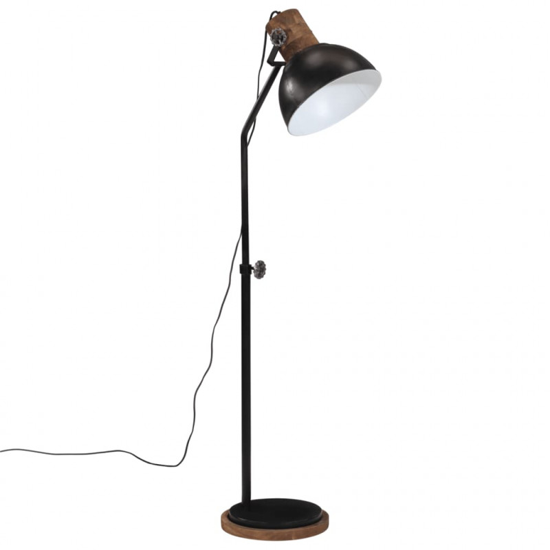 Lampa stojąca, 25 W, czarna, 30x30x100-150 cm, E27