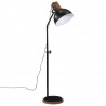 Lampa stojąca, 25 W, czarna, 30x30x100-150 cm, E27