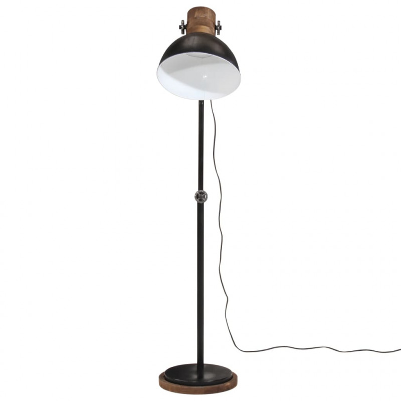 Lampa stojąca, 25 W, czarna, 30x30x100-150 cm, E27