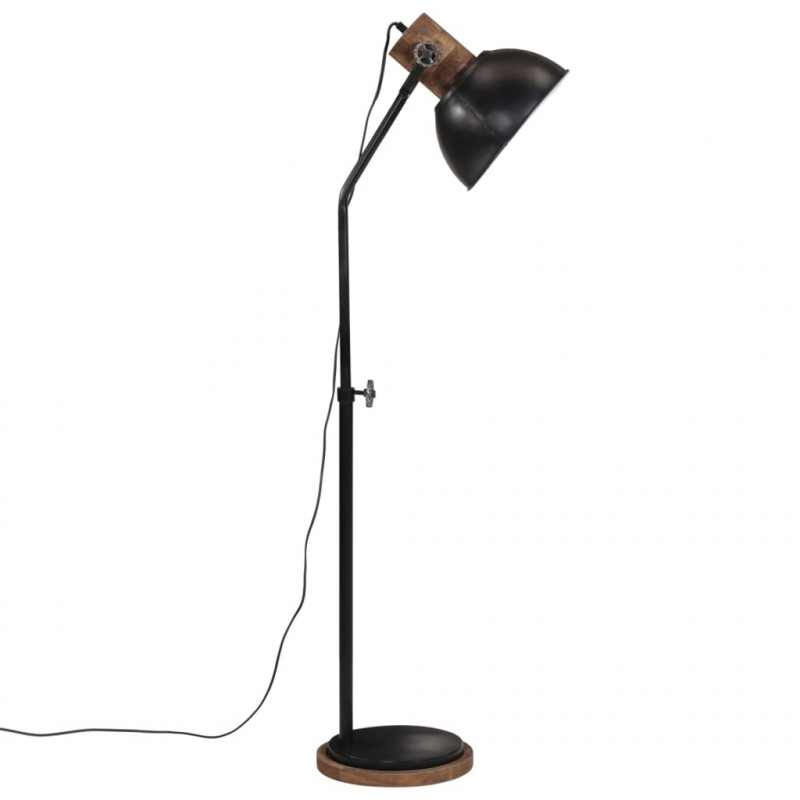 Lampa stojąca, 25 W, czarna, 30x30x100-150 cm, E27