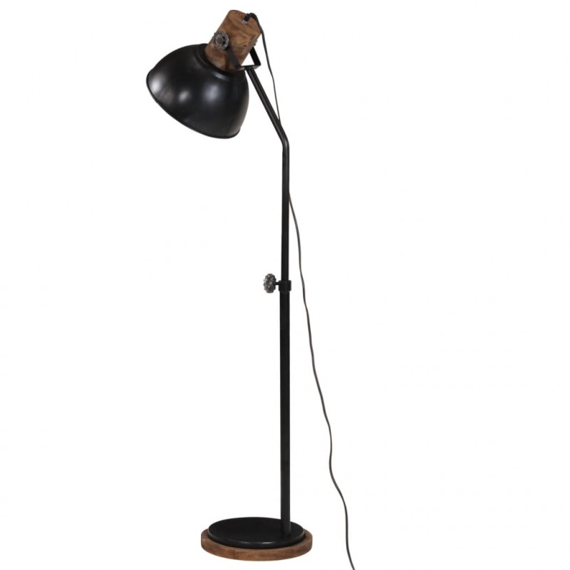 Lampa stojąca, 25 W, czarna, 30x30x100-150 cm, E27