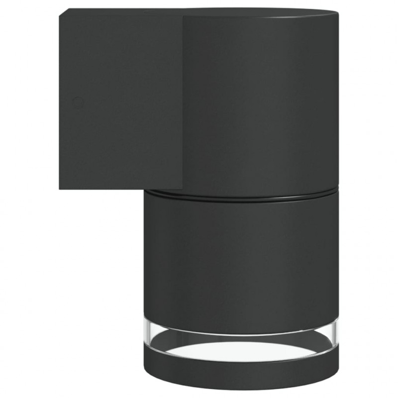 Kinkiet zewnętrzny, czarny, odlewane aluminium