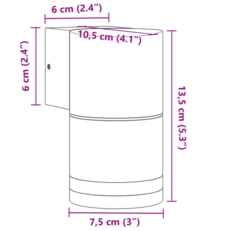 Kinkiet zewnętrzny, czarny, odlewane aluminium