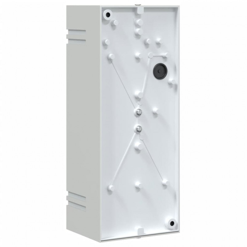 Kinkiet zewnętrzny, srebrny, stal nierdzewna