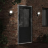 Zewnętrzne kinkiety LED z czujnikami, 2 szt., czarne, aluminium