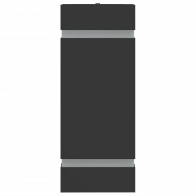 Kinkiet zewnętrzny, czarny, stal nierdzewna