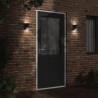 Kinkiety zewnętrzne, 2 szt., czarne, odlewane aluminium