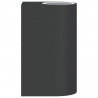 Kinkiety zewnętrzne, 2 szt., czarne, odlewane aluminium