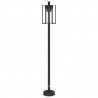 Lampy ogrodowe stojące, 3 szt., czarne, 100 cm, stal nierdzewna