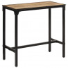 Stolik barowy, 110x55x107 cm, surowe lite drewno mango
