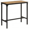 Stolik barowy, 110x55x107 cm, surowe lite drewno mango