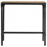 Stolik barowy, 110x55x107 cm, surowe lite drewno mango