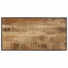 Stolik barowy, 110x55x107 cm, surowe lite drewno mango