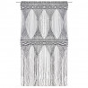 Zasłona z makramy, antracyt, 140 x 240 cm, bawełna