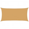 Żagiel przeciwsłoneczny, 160 g/m², piaskowy, 3x6 m, HDPE