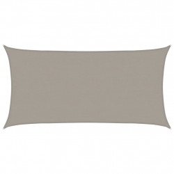 Żagiel przeciwsłoneczny, 160 g/m², jasnoszary, 4x7 m, HDPE