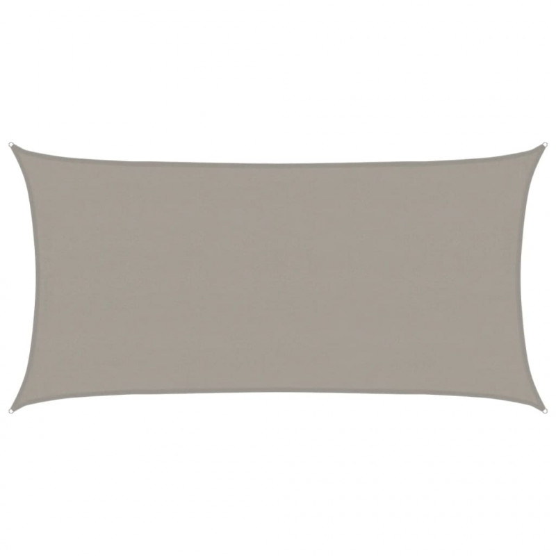 Żagiel przeciwsłoneczny, 160 g/m², jasnoszary, 4x7 m, HDPE