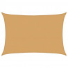 Żagiel przeciwsłoneczny, 160 g/m², piaskowy, 5x7 m, HDPE