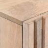 Szafki nocne, 2 szt., 40x34x46 cm, bielone drewno mango