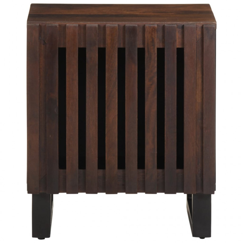 Szafki nocne, 2 szt., 40x34x46 cm, lite drewno mango