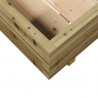 Donica ogrodowa, 100x100x26,5 cm, impregnowane drewno sosnowe
