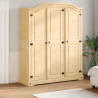 Szafa Corona, 151,5x52x186 cm, lite drewno sosnowe