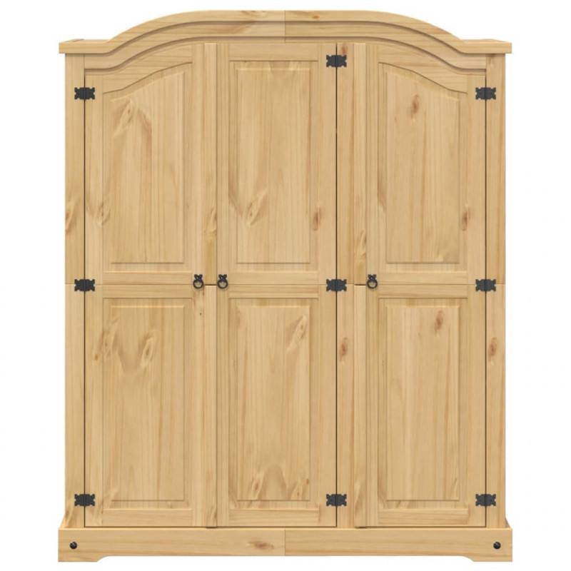 Szafa Corona, 151,5x52x186 cm, lite drewno sosnowe
