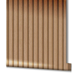 Noordwand Tapeta Botanica Wooden Slats, brązowa