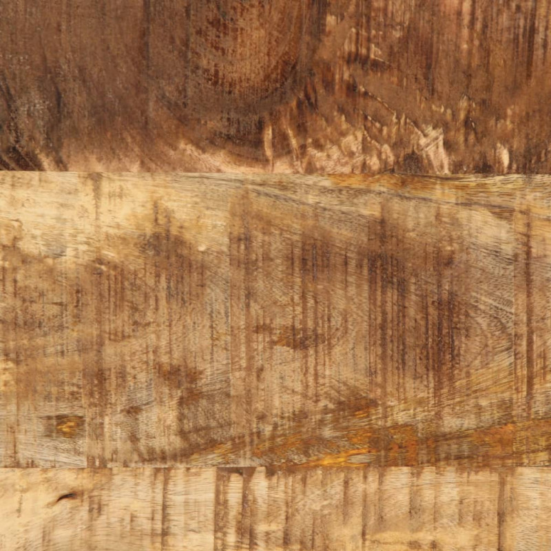 Szafka nocna z 2 szufladami, 40x35x53 cm, surowe drewno mango
