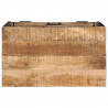 Szafka na buty, 60x35x53 cm, lite, surowe drewno mango