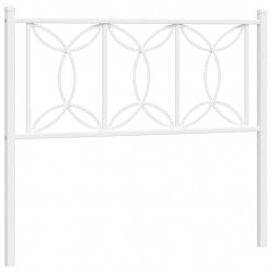 Metalowe wezgłowie, białe, 107 cm
