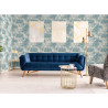 DUTCH WALLCOVERINGS Tapeta Tropical, beżowo-jasnoniebieska