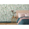 DUTCH WALLCOVERINGS Tapeta Flamingo, miętowa