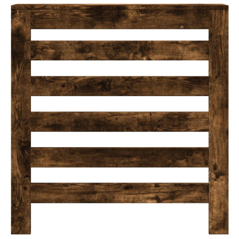 Osłona na grzejnik, przydymiony dąb, 78x20x82 cm