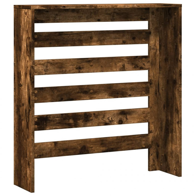 Osłona na grzejnik, przydymiony dąb, 78x20x82 cm