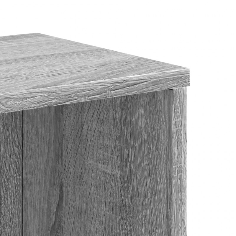 Regał, szary dąb sonoma, 50x25x105 cm, materiał drewnopochodny