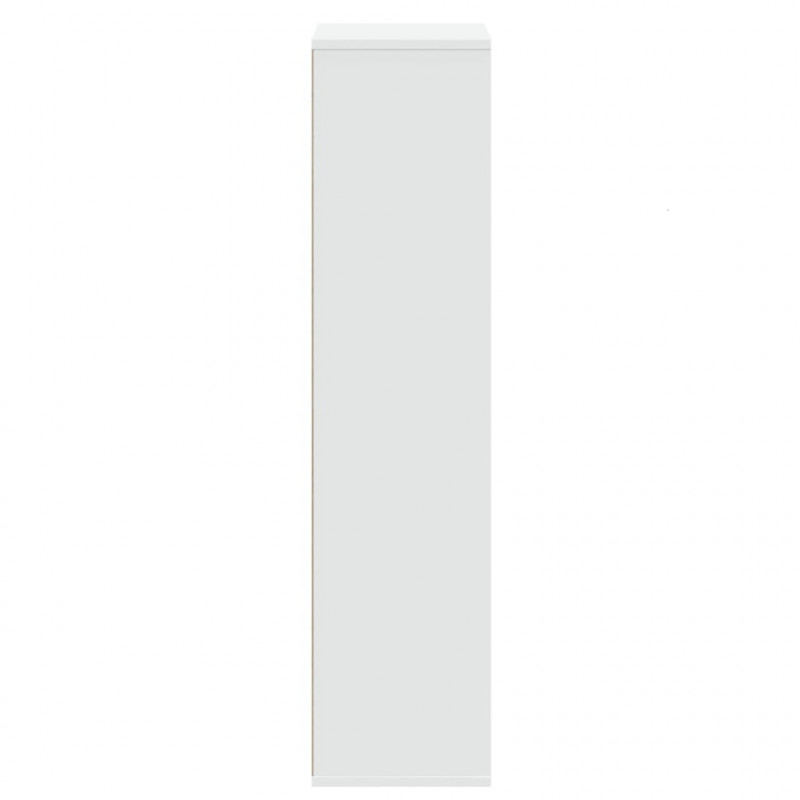 Regał, biały, 50x25x105 cm, materiał drewnopochodny