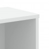 Regał, biały, 50x25x105 cm, materiał drewnopochodny