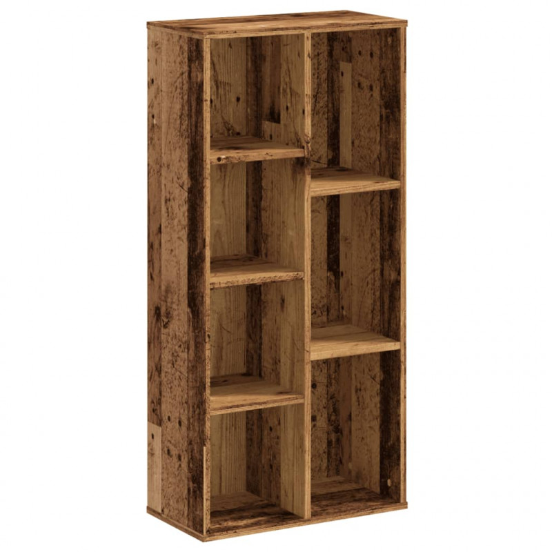 Regał, stare drewno, 50x25x105 cm, materiał drewnopochodny