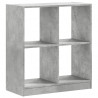 Regał, szarość betonu, 68,5x32x75 cm, materiał drewnopochodny