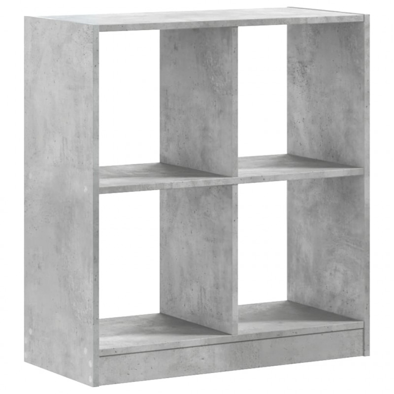 Regał, szarość betonu, 68,5x32x75 cm, materiał drewnopochodny