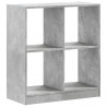 Regał, szarość betonu, 68,5x32x75 cm, materiał drewnopochodny